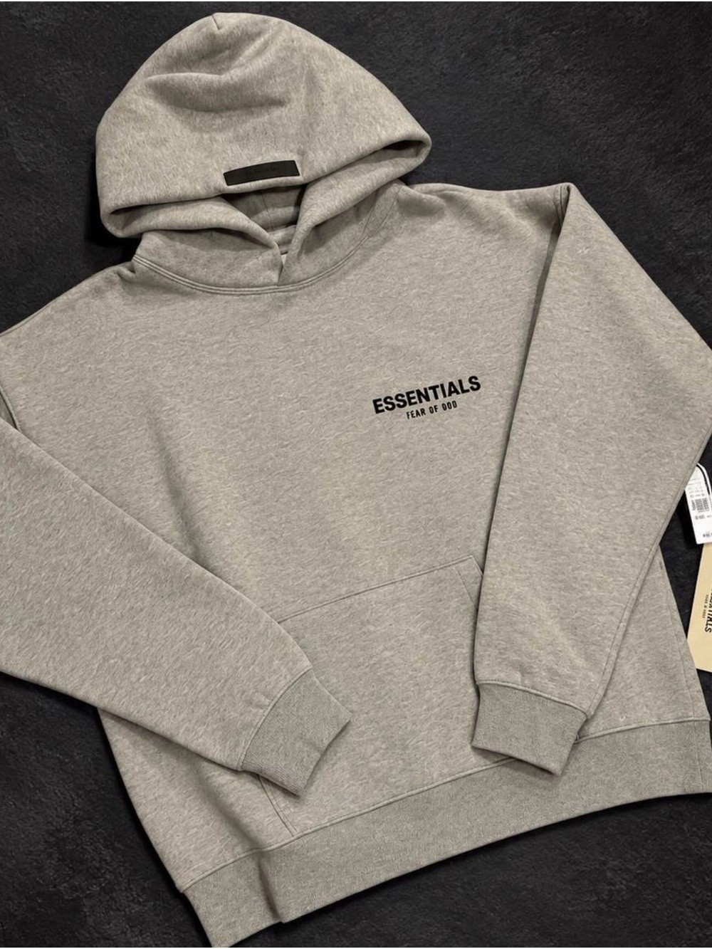Essential fear of God Dark Grey Hoodie Sweater hoodie xxs